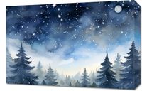 Obraz 60x40cm Tajemniczy Las o Zmierzchu