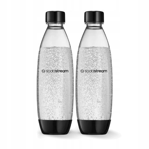 Butelki SodaStream Fuse 2x1L czarne do zmywarki na Arena.pl