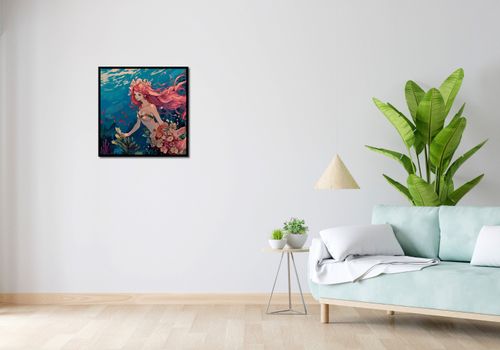 Plakat 60x60cm Nimfa Oceanu na Arena.pl