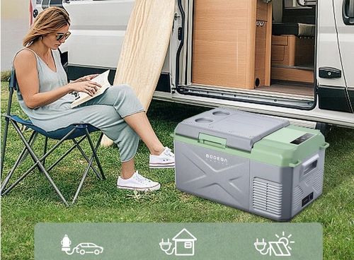 Przenośna lodówka z trybami MAX i ECO 17L AAOBOSI szara 60x33,4x32,4 cm na Arena.pl