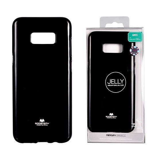 Etui Mercury Goospery Jelly Case do SAMSUNG GALAXY S8 Plus / S8+ G955 czarny zdjęcie 1