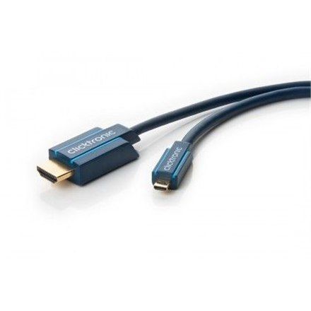 Clicktronic 70328 Micro-HDMI™ adapter cable with Ethernet, 2m na Arena.pl