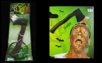 opaska na głowę halloween siekiera 35x12 cm hl-061