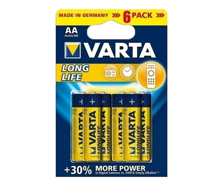 Bateria alk. LR6 VARTA LONGLIFE B6 zdjęcie 1