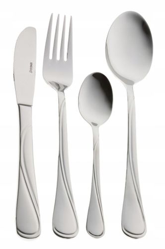 Sztućce w Walizce 72 ele 12 osób Połysk KINGHoff na Arena.pl