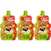 Kubuś Mus 100% truskawka jabłko banan marchew 100 g x 3 sztuk