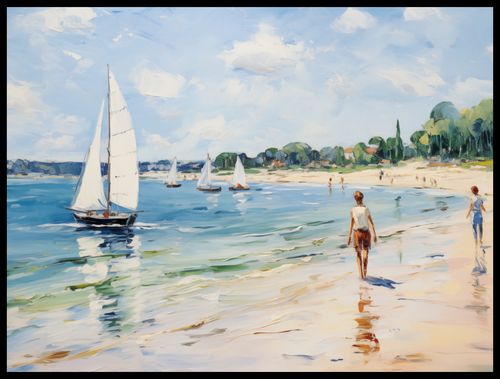 Plakat 80x60cm Życie na Brzegu na Arena.pl