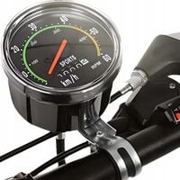 LICZNIK ROWEROWY RETRO BEZBATERYJNY WODOODPORNY XL