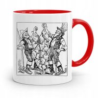 Kubek Czerwony Wędkarza Rybaka Prezent Z Nadrukiem Ze Zdjęciem