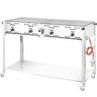 grill gazowy "master quattro" 4 palniki 22kw mobilny - hendi 154908