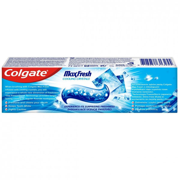 Pasta do zębów Colgate Max Fresh Cooling Crystals 75 ml zdjęcie 4