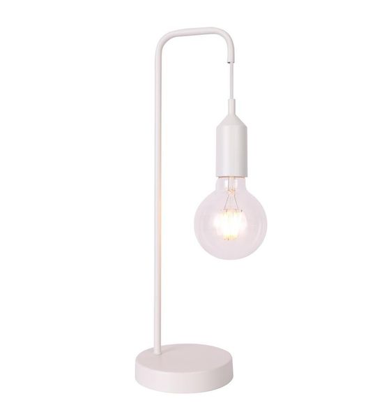 Laren lampa stołowa 1x40W E27 biały zdjęcie 1