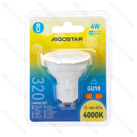Żarówki LED GU10 4W 4000K 2 sztuki blister do kuchni energooszczędne