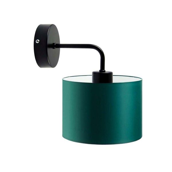 Złoty kinkiet z białym abażurem AURORA zdjęcie 11