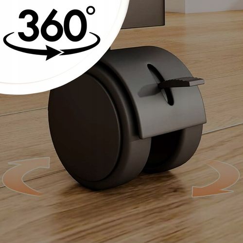 Wózek kuchenny STOLIK NA KÓŁKACH WÓZEK 3 POZIOMOWY BLOKADA KÓŁEK na Arena.pl