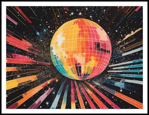 Plakat 100x75cm Disco Gra! na Arena.pl