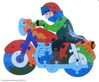 puzzle drewniane motor   ok. 24 cm (p642p4)