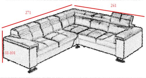 Narożnik Modułowy Brookline II na Arena.pl