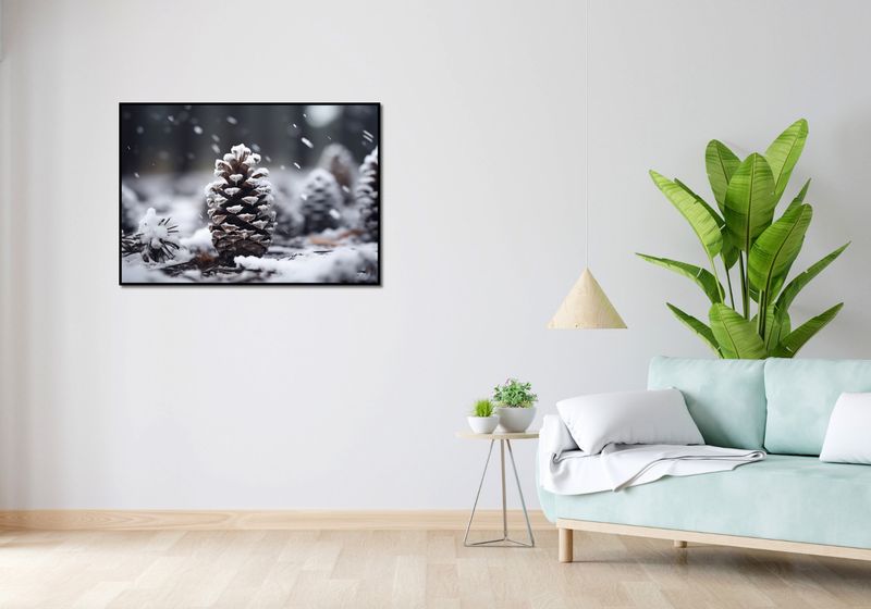 Plakat 100x70cm Zimowy Spokój zdjęcie 4