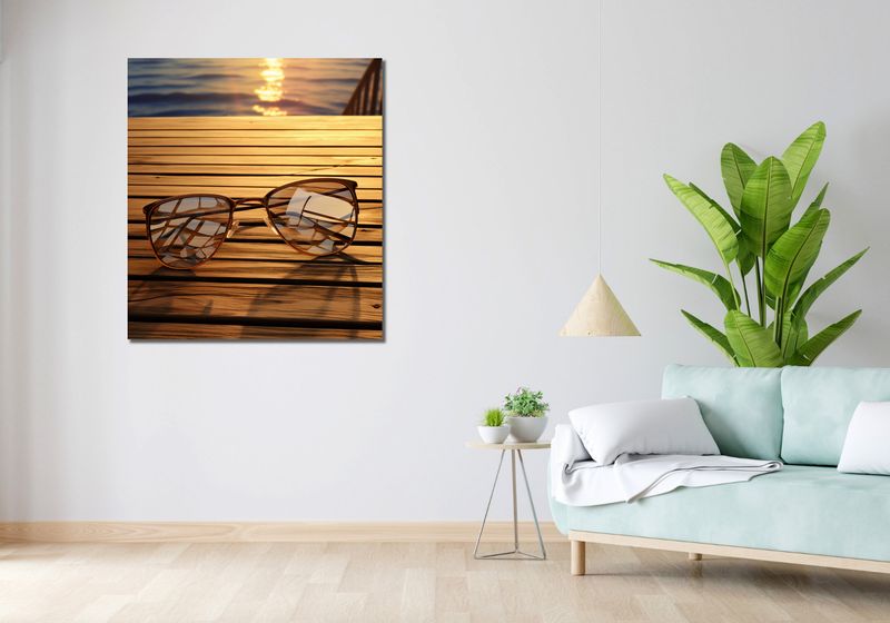 Obraz 90x100cm Lato w Odbiciu zdjęcie 2