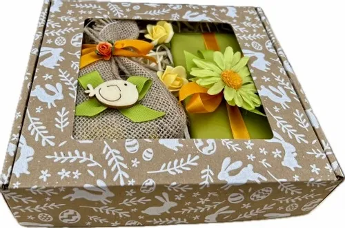 Fajny Prezent na Wielkanoc Zestaw Kosz BOX Prezentowy Czekolada Herbata na Arena.pl