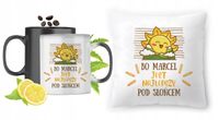 Dla Marcela Zestaw Kubek Magiczny + Poduszka Z Nadrukiem Ze Zdjęciem