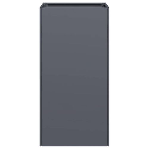 Doniczka Antracyt 40x40x80 cm Stal walcowana na zimno na Arena.pl