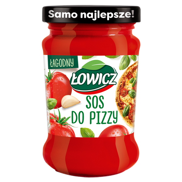 Łowicz Sos do pizzy łagodny 180 g zdjęcie 1