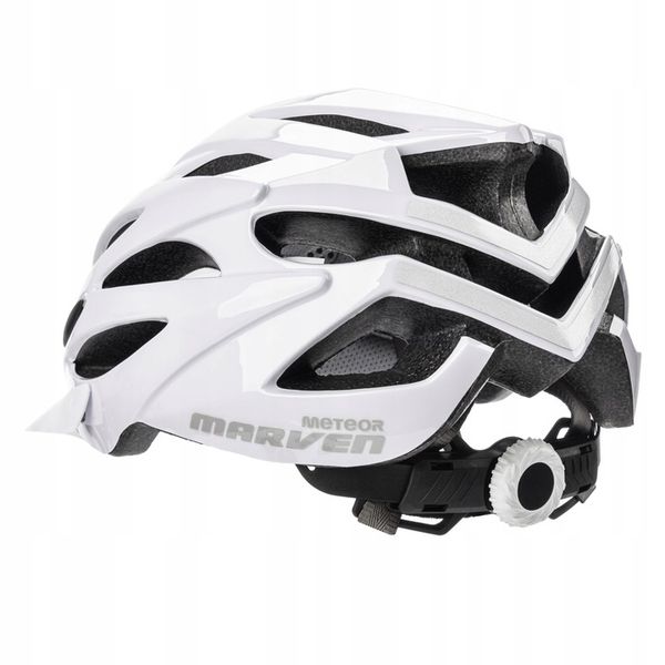 KASK ROWEROWY REGULOWANY METEOR MARVEN S 52-56cm siatka otwory wentylacyjne zdjęcie 7