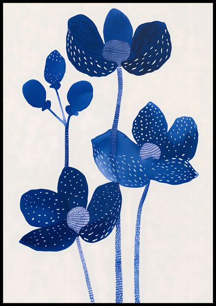 Plakat 70x100cm Nocne Kwiaty zdjęcie 2