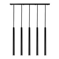 LAMPA wisząca YABU 5528 Shilo metalowa OPRAWA zwis LISTWA sufitowa sople tuby czarne