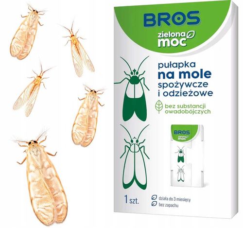 bros - zielona moc pułapka na mole spożywcze i odzieżowe - 10 szt. na Arena.pl