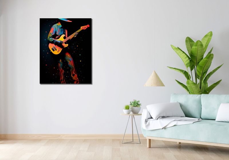 Obraz 70x90cm Barwna Melodia zdjęcie 2