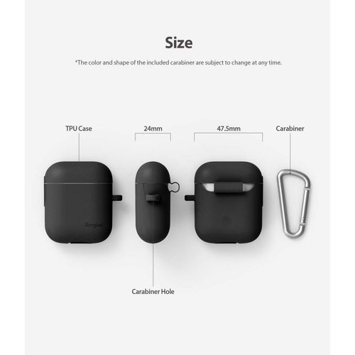 RINGKE AIRPODS CASE BLACK na Arena.pl