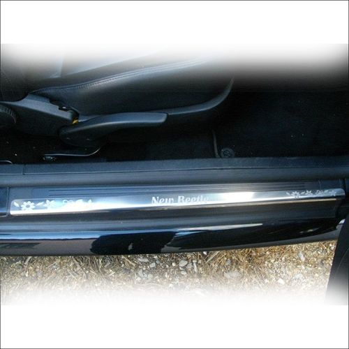 Listwa progowa VOLKSWAGEN NEW BEETLE  FLOWERS Stal nierdzewna 304 połysk na Arena.pl