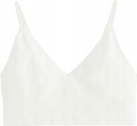 Biustonosz miękki biały Lindex M