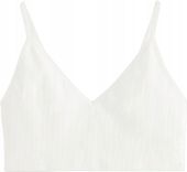 Biustonosz miękki biały Lindex M