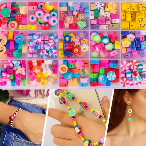 Zestaw do Robienia Bransoletek Naszyjników 300 el. na Arena.pl