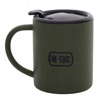 Kubek termiczny turystyczny M-Tac stal nierdzewna z pokrywką 280ml