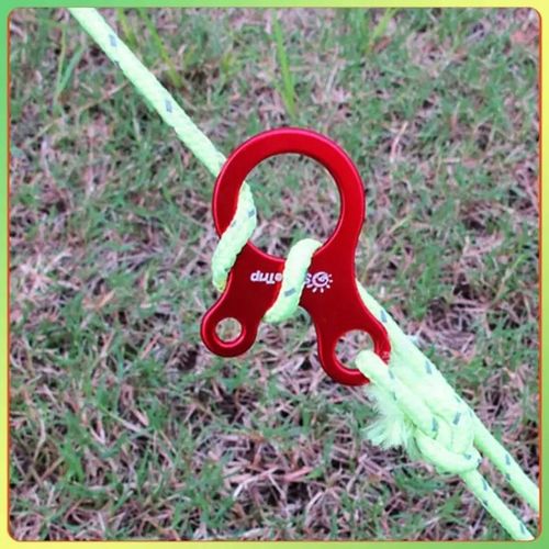 Hak Klamra do Liny Naciąg Namiotu na Biwak Na Pranie Do Lampy Kampera EDC na Arena.pl