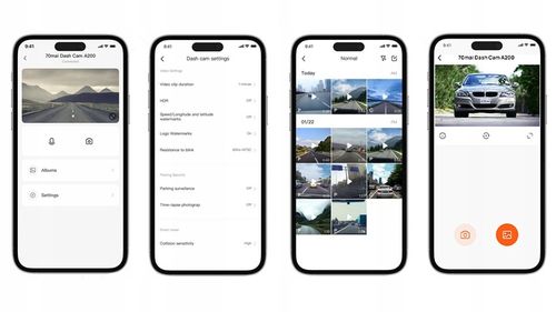 70mai Wideorejestrator samochodowy rejestrator jazdy A200 + cofania + UP03 na Arena.pl
