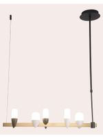 Żyrandol Sakai Czarny, Złoty 5