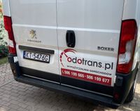 Peugeot BOXER - Listwy CHROM na Klapę Bagażnik