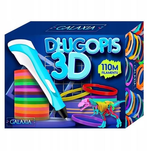 DŁUGOPIS 3D Dla Dzieci DRUKARKA 3 D PEN Zestaw i WKŁADY PLA 110 METRÓW na Arena.pl