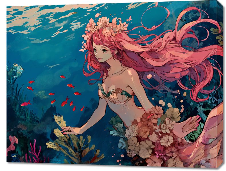 Obraz 90x70cm Nimfa Oceanu zdjęcie 1