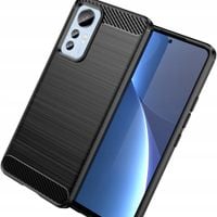 carbon case etui xiaomi 12 lite elastyczny silikonowy karbonowy
