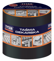TAŚMA USZCZELNIAJĄCA DEKARSKA 15CM*10MB GRAFIT - TAS DEK 15 7