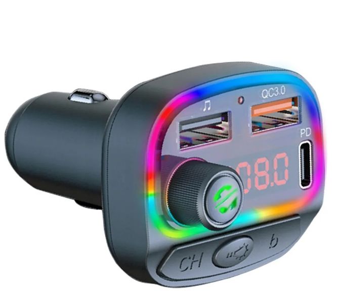 TRANSMITER BLUETOOTH SAMOCHODOWY FM SZYBKA ŁADOWARKA USB QC 3.0 MPS 2xUSB zdjęcie 6