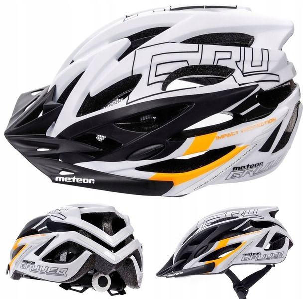 Kask rowerowy regulowany METEOR GRUVER r.L 58-61 cm zdjęcie 8