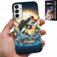 ETUI DO SAMSUNG GALAXY M13 4G - WZORY DLA WĘDKARZA, RYBY, DORSZ, ŁOSOŚ